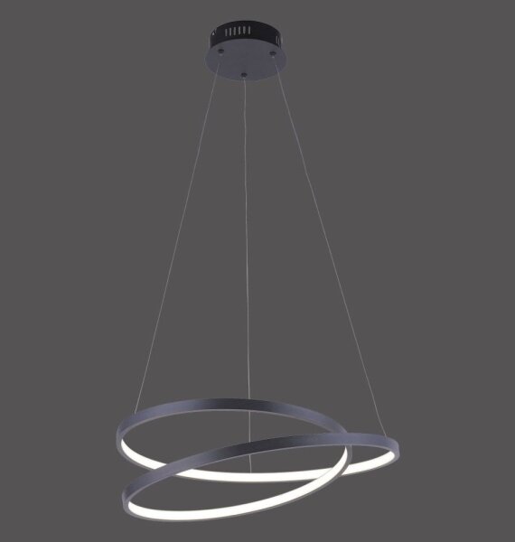 Lustră LED dimabilă pe cablu ROMAN LED/30W/230V neagră Paul Neuhaus 2472-18