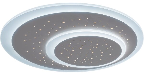 Rabalux - Plafonieră LED dimabilă, 47 W, 230 V, 3000-6000 K, cu telecomandă