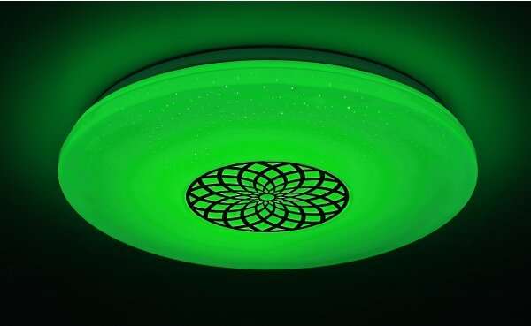 Plafonieră LED RGB dimabilă Rabalux 5364 OPHELIA LED/24W/230V Wi-Fi + telecomandă