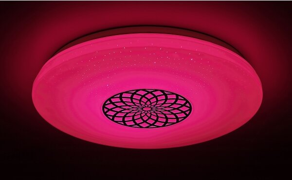 Plafonieră LED RGB dimabilă Rabalux 5364 OPHELIA LED/24W/230V Wi-Fi + telecomandă