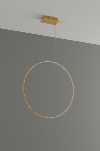Lustră LED pe cablu RIO LED/50W/230V CRI90 3000K d. 78 cm auriu Thoro TH.175