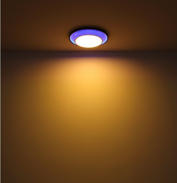 Plafonieră LED RGBW dimabilă MORGAN LED/21W/230V Globo 41390-21 + telecomandă