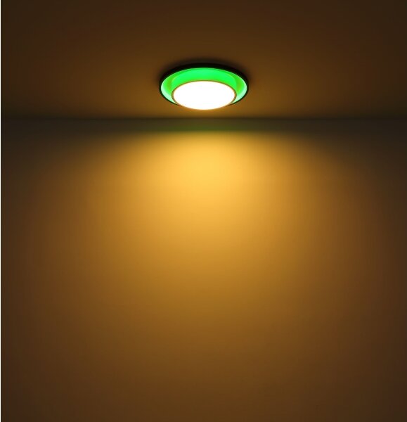 Plafonieră LED RGBW dimabilă MORGAN LED/21W/230V Globo 41390-21 + telecomandă
