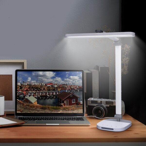 Lampă LED tactilă dimabilă de masă Solight WO65 LED/10W/5V 3000/4000/5000K