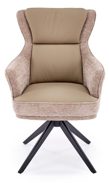 Scaun Houston 2156, Bej, Negru, 96x64x66cm, 12.3 kg