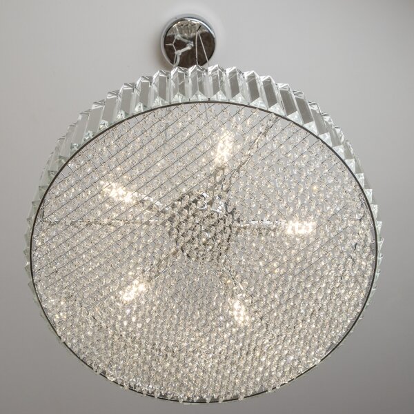 Brilagi - Candelabru cu cristale LED suspendat pe cablu GLAMOUR 5xG9/42W/230V