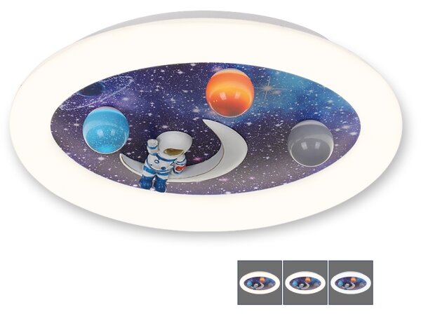 BRILAGI - Plafonieră LED pentru copii ASTRO LED/60W/230V, diametru 51 cm