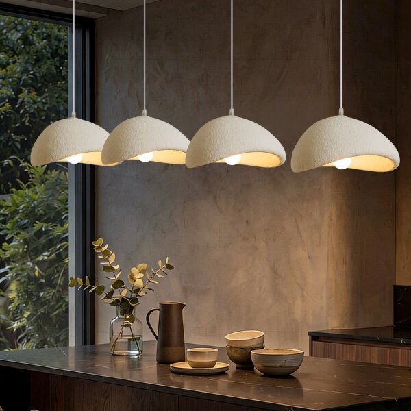 BRILAGI - Candelabru suspendat cu cablu WABI SABI 4xE27/60W/230V alb