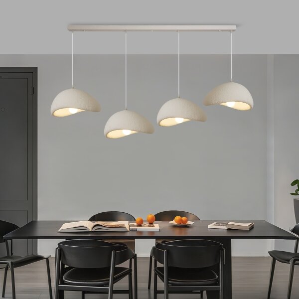 BRILAGI - Candelabru suspendat cu cablu WABI SABI 4xE27/60W/230V alb