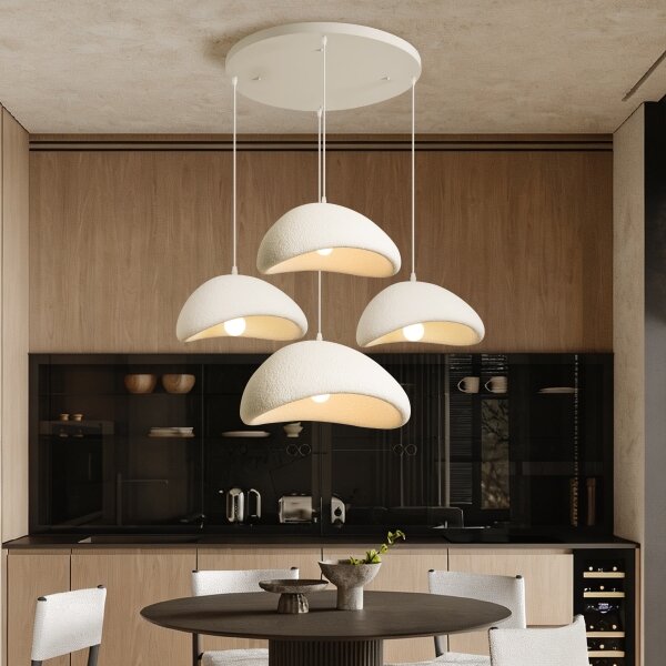 BRILAGI - Lustră pe cablu WABI SABI 4xE27/60W/230V albă