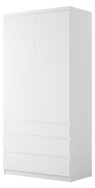 Dulap Comfivo Structor, Alb, 202x100x52cm, 71 kg, Uși dulap: Cu balamale