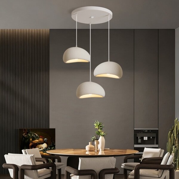 BRILAGI - Lampă suspendată pe cablu WABI SABI 3xE27/60W/230V albă