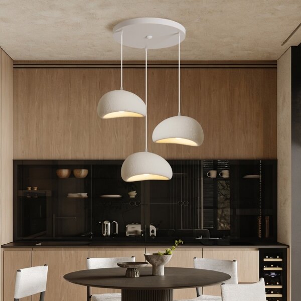 BRILAGI - Lampă suspendată pe cablu WABI SABI 3xE27/60W/230V albă