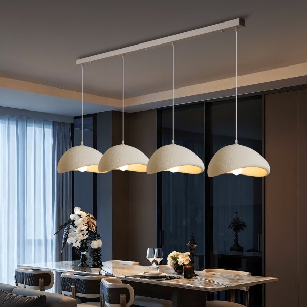 BRILAGI - Candelabru suspendat cu cablu WABI SABI 4xE27/60W/230V alb