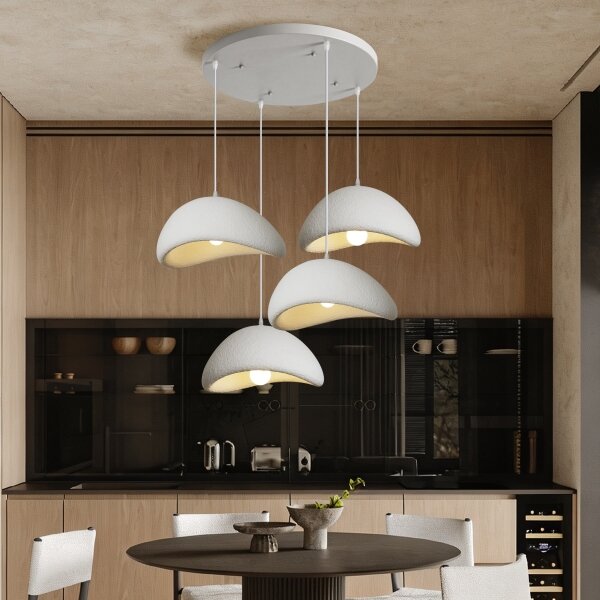 BRILAGI - Candelabru pe cablu WABI SABI 4xE27/60W/230V alb