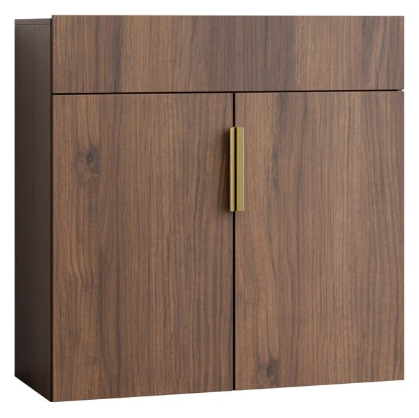 Comodă Comfivo 577, Auriu, Nuc, PAL laminat, 100x100x42cm, 45 kg