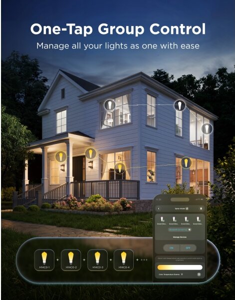 Govee - Bec LED RGBWW reglabil Smart MATTER ST64 E27/5W/230V 2700-6500K Wi-Fi