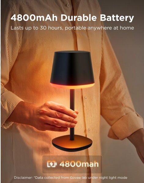 Govee - LED RGBICWW Lampă de masă cu intensitate reglabilă CLASSIC MATTER LED/10W/5V Wi-Fi