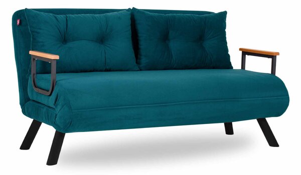 Z0ND0 Canapea futon Sandy (petrol). 1062308