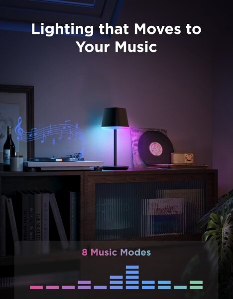 Govee - LED RGBICWW Lampă de masă cu intensitate reglabilă CLASSIC MATTER LED/10W/5V Wi-Fi