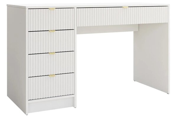 Birou Comfivo Papilio, Alb, PAL laminat, MDF, 76x120x55cm, 34 kg