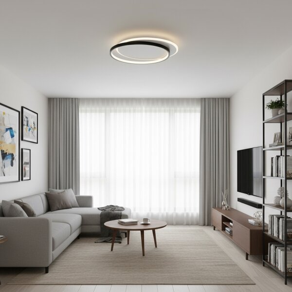 Brilagi - Corp de iluminat LED de tavan dimabil FLARE LED/48W/230V 3000-6000K + telecomandă