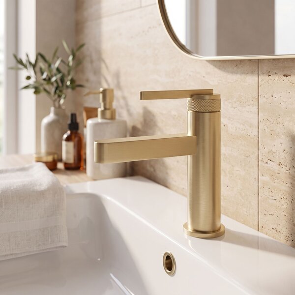 Baterie pentru baie Rea Grace Brush Gold