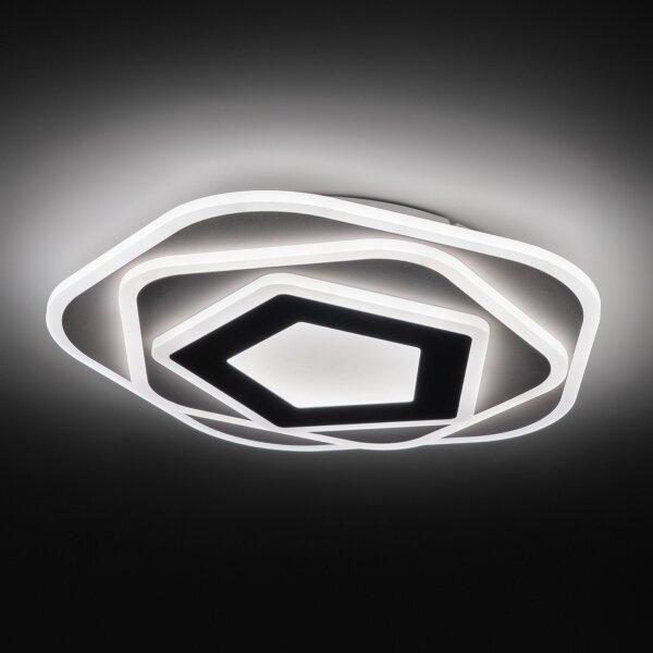 Brilagi - Lampă LED dimabilă de tavan MODERN, 64W, 230V, 3000-6000K + telecomandă