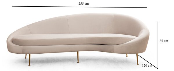Canapea Essiena (bej) (D). 1062592
