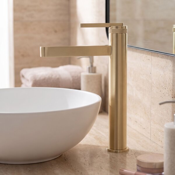 Baterie pentru baie Rea Grace Brush Gold High