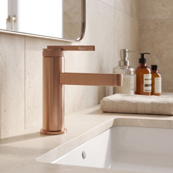 Baterie pentru baie Rea Grace Brush Copper