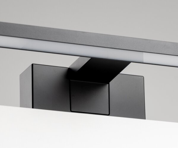 Aigostar - Aplica LED pentru oglindă de baie, 12W, 230V, 4000K, 60 cm, IP44, negru