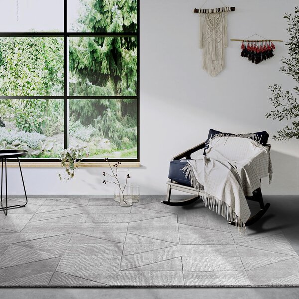 Covor gri țesut manual din lână 120x170 cm Ursule – Villeroy&Boch