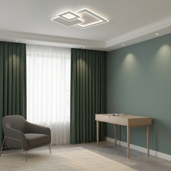 Brilagi - Plafonieră LED dimabilă MODERN LED/93W/230V 3000-6000K + telecomandă