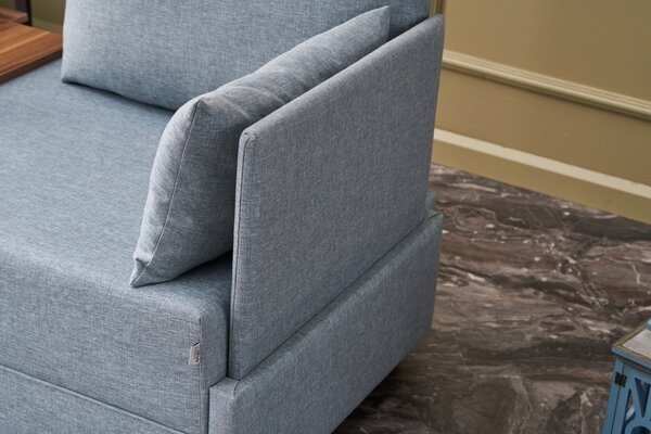Atelier Del Sofa, Fotoliu Yusuf albastru 100/75/80 cm