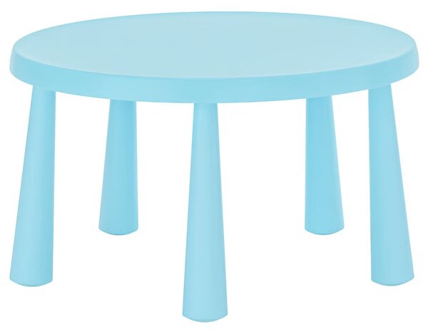 Masuta din plastic pentru copii, rotunda, albastra, diametru 85 cm, MC22