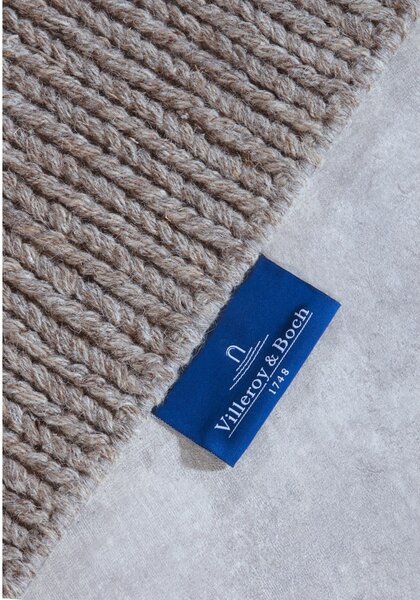 Covor tip traversă maro deschis țesut manual din lână 80x200 cm Francois – Villeroy&Boch