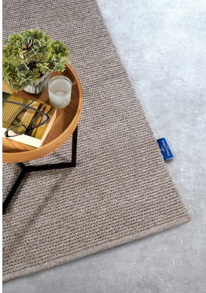 Covor tip traversă maro deschis țesut manual din lână 80x200 cm Francois – Villeroy&Boch