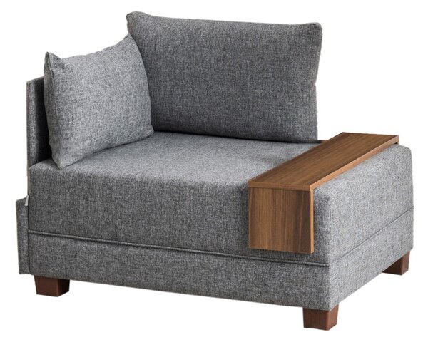 Atelier Del Sofa, Fotoliu Yusuf gri 100/75/80 cm