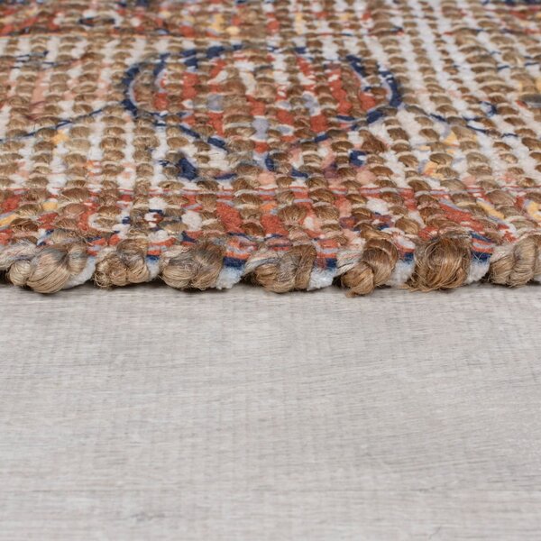 Covor tip traversă în culoare naturală handmade din amestec de iută 60x230 cm Miley – Flair Rugs