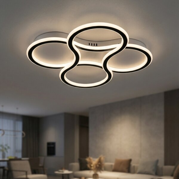 Brilagi - Plafonieră LED dimabilă ORELLI LED/53W/230V 3000-6000K + telecomandă