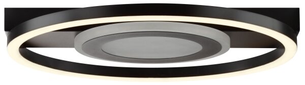 Brilliant - LED RGBW plafonieră MAUREEN, cu funcție dimmabilă, LED/20W/230V 3000-6500K neagră+ telecomandă