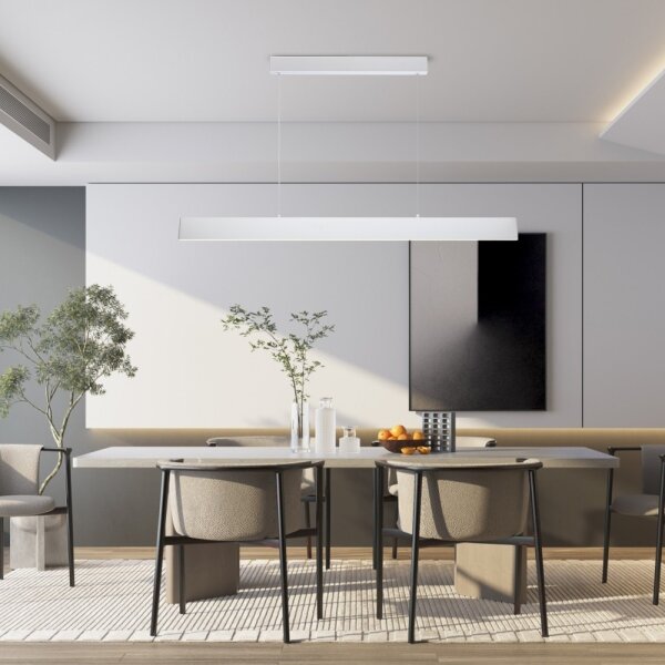 Lustră LED dimabilă pe cablu Brilagi SLIMLINE LED/40W/230V 3000-6000K alb + telecomandă