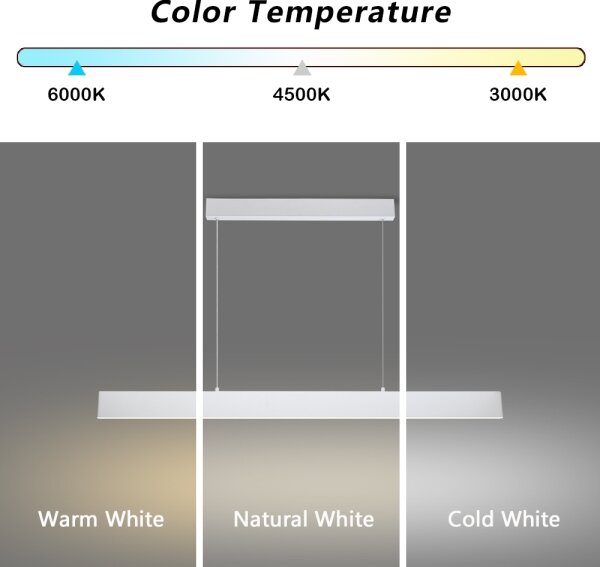 Lustră LED dimabilă pe cablu Brilagi SLIMLINE LED/40W/230V 3000-6000K alb + telecomandă