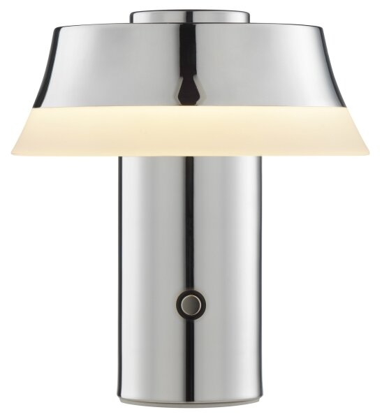Brilliant - Lampă de masă LED tactilă, dimabilă și reîncărcabilă KINICH LED/2,5W/5V 2700K crom lucios