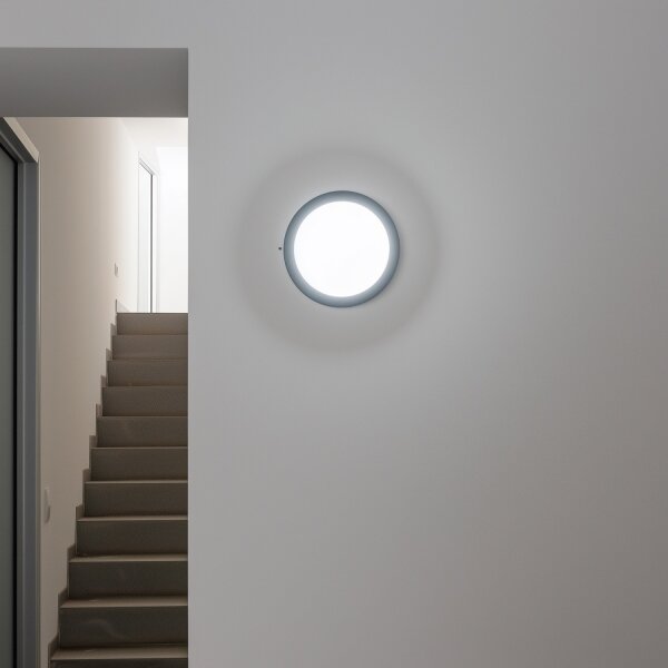 Plafonieră LED de exterior Brilagi LED/13W/230V d. 17 cm IP54 antracit