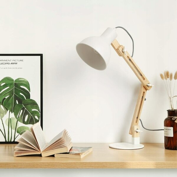 Lampă de masă 1xE27/40W/230V albă