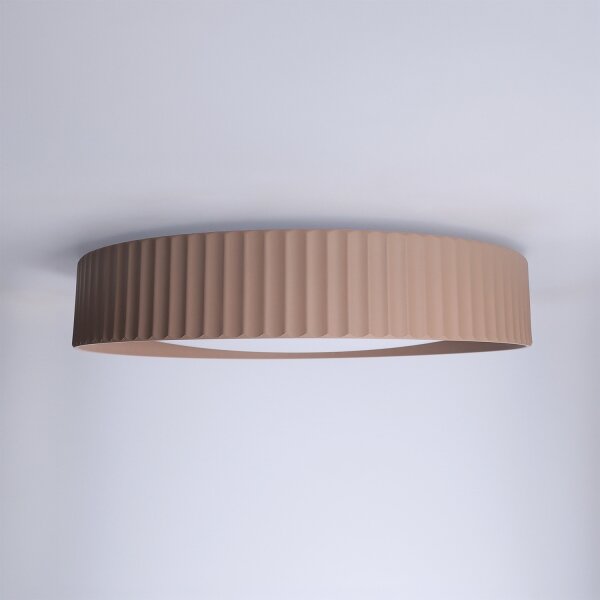 Brilagi - Lampă de tavan LED dimabilă LUCIA LED/48W/230V diam. 41 cm maro+telecomandă