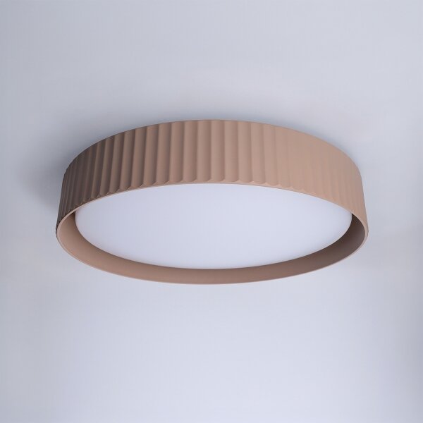 Brilagi - Lampă de tavan LED dimabilă LUCIA LED/48W/230V diam. 41 cm maro+telecomandă