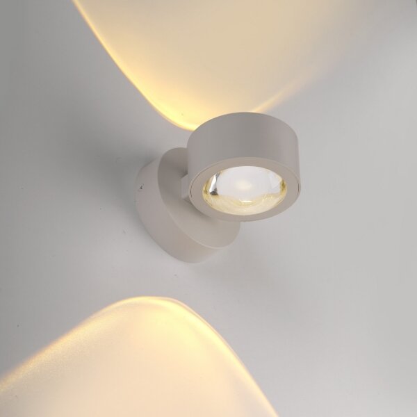 Schöner Wohnen CHIA 19331-39 - Aplică de perete LED 2xLED/2W/230V, gri